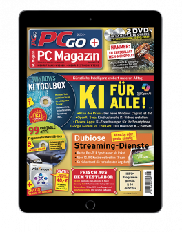 PCgo + PC Magazin Digital-Abo
Mini-Abo