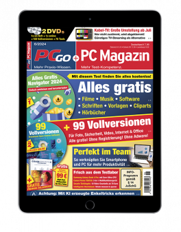 PCgo + PC Magazin Digital-Abo
Mini-Abo