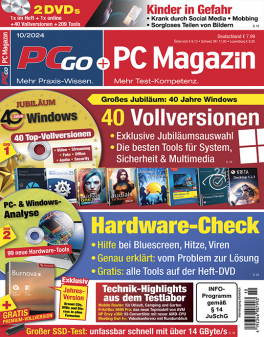 PCgo + PC Magazin Premium
Jahres-Abo