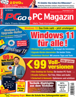 PCgo + PC Magazin Super Premium mit 2 DVD's in jeder Ausgabe (inkl. online Zugriff) und eine Prämie Ihrer Wahl