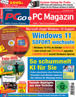 PCgo + PC Magazin Super Premium mit 2 DVD's in jeder Ausgabe (inkl. online Zugriff) und eine Prämie Ihrer Wahl