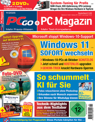 PC Magazin Print-Abo - Wählen Sie jetzt aus drei verschiedenen Varianten (DVD, Super Premium oder XXL)