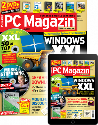 PC Magazin Super Premium mit drei DVD's  in jeder Ausgabe und eine Prämie Ihrer Wahl