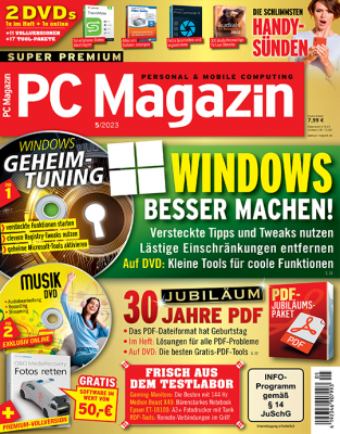 PC Magazin Super Premium mit 2 DVD's in jeder Ausgabe (inkl. online Zugriff) und eine Prämie Ihrer Wahl