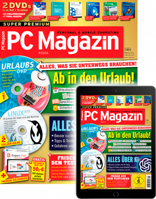 PC Magazin Super Premium mit drei DVD's  in jeder Ausgabe und eine Prämie Ihrer Wahl