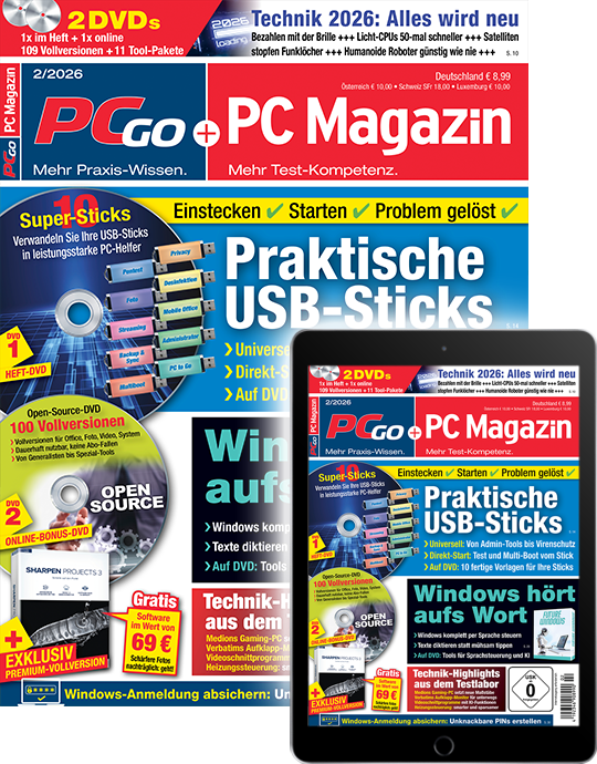 PC Magazin Super Premium mit drei DVD's  in jeder Ausgabe und eine Prämie Ihrer Wahl