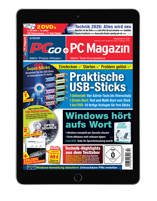 PC Magazin + PCgo Digital-Abo